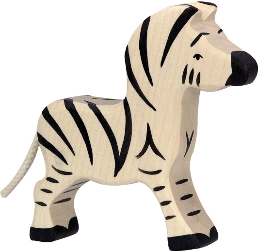 Holztiger Zebra klein - 1 Stück