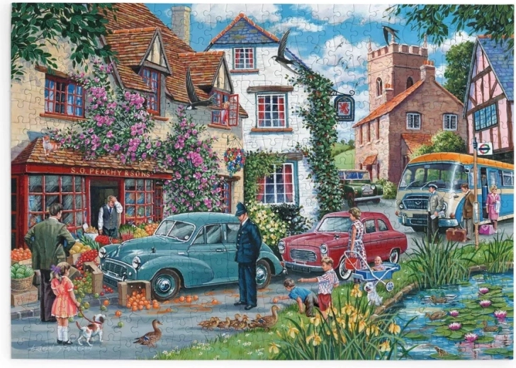 House of Puzzles Puzzle Verkehrsstau, 500 extra große Teile
