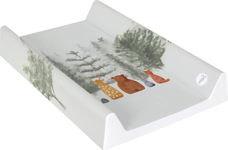 Ceba Baby weiche Wickelauflage, profiliert 50 × 70 cm Basic Forest Companions