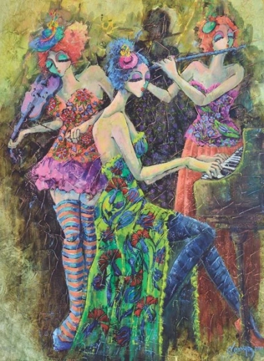 ANATOLIAN Puzzle Farbiges Trio 1000 Teile