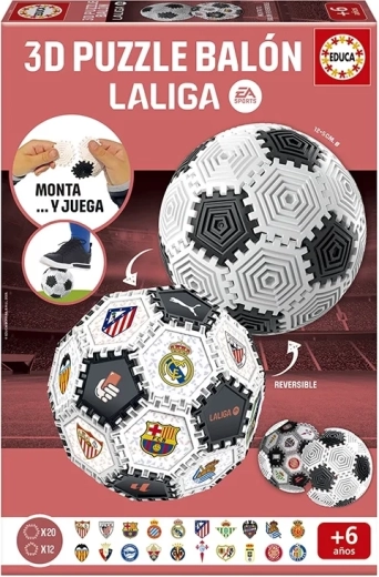 Educa 3D-Puzzle Build&Play Fußball La Liga – 32 Teile
