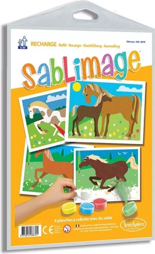 Sentosphere Sablimage Sandbilder Pferde