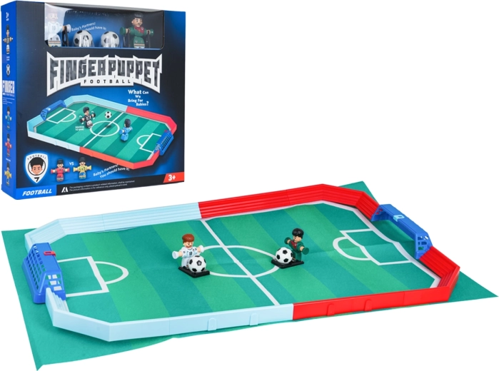 Tischfußball mit zwei Spielern und großem Spielfeld