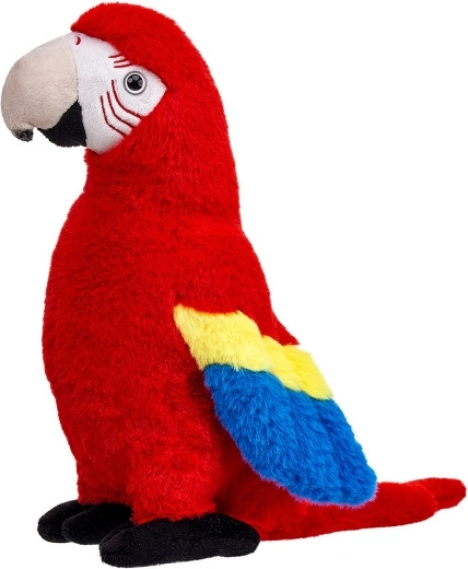 Plüsch-Ara, rot, 31 cm