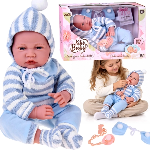 Sprechende Babypuppe mit Soundfunktionen, 45 cm
