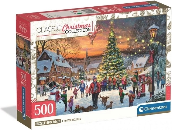 Clementoni Weihnachtspuzzle Christmas Magic Moments 500 Teile