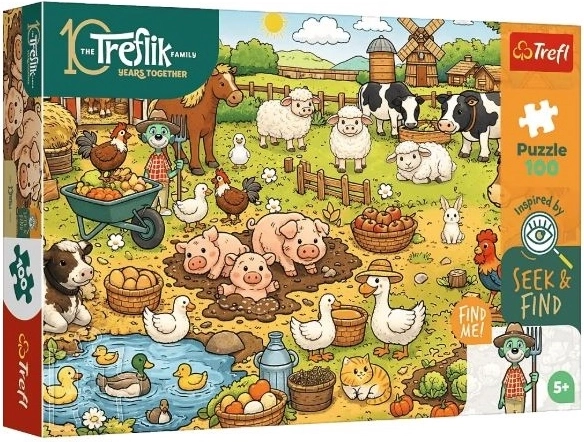 Trefl Puzzle Seek & Find Dorf 100 Teile