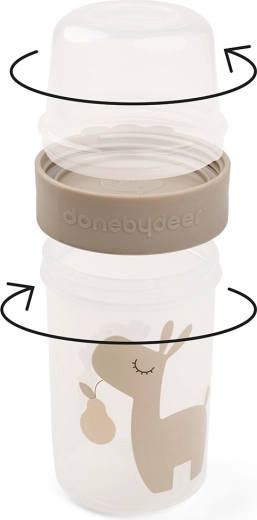 Done by Deer großer Snackbox To go 2-way Lalee sandfarben