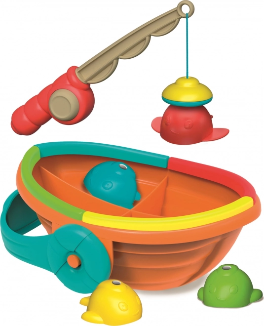 Clementoni Baby buntes Angeln Play for Future – magnetisches Boot für die Badewanne