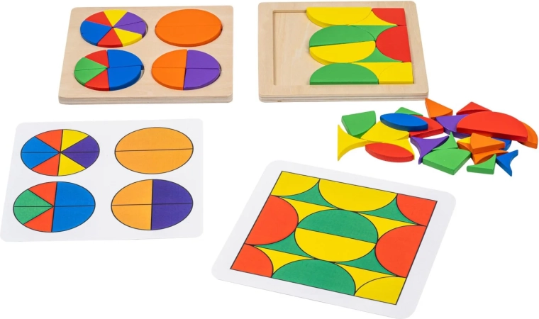 Toys For Life farbenfrohes Mosaik mit Vorlagen