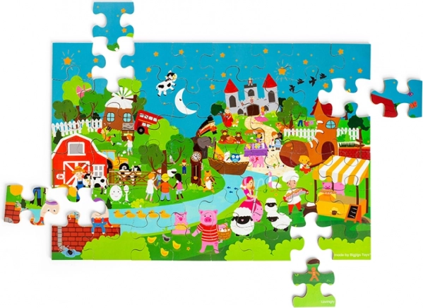 Bodenpuzzle Märchenhafte Geschichte BIGJIGS TOYS, 48 Teile