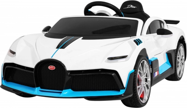 Elektrisches Kinderauto BUGATTI Divo 12V mit Fernbedienung, EVA-Rädern und LED