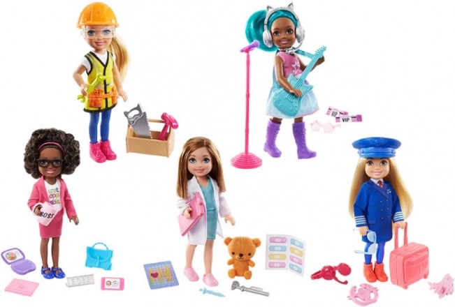 Puppe Barbie Chelsea in verschiedenen Berufen