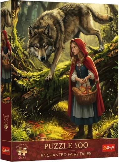 Puzzle Premium Plus 500 Rotkäppchen und der Wolf
