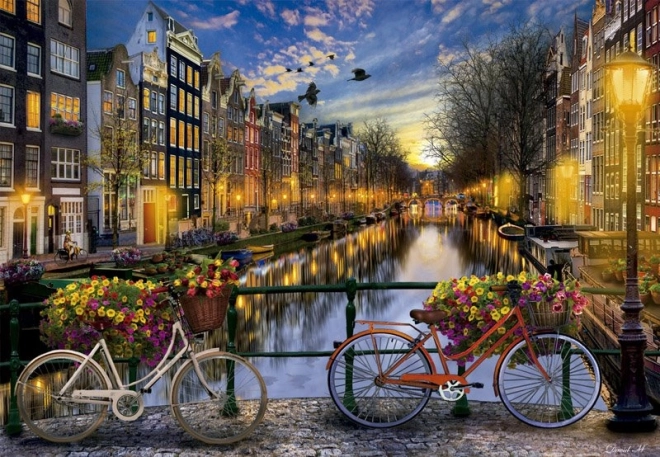 Puzzle Romantisches Amsterdam 2000 Teile