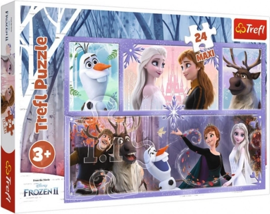 Trefl Disney Frozen Maxi-Puzzle Welt voller Magie 24 Teile