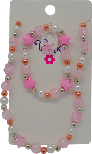 Kreativ-Set Halskette und Armband – Perlen und Sterne