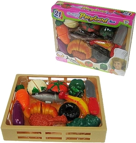 Set mit schneidbaren Lebensmitteln für Kinder – 1 Set