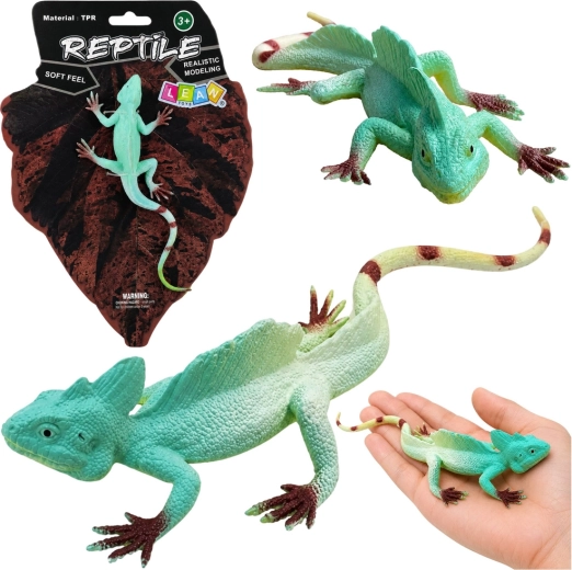 Realistische Gummifigur einer Segelagame 16 cm