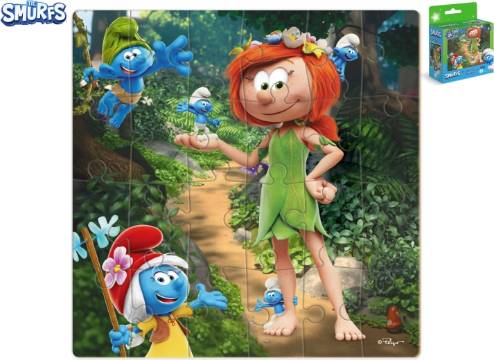 Schlümpfe-Puzzle „Prinzessin im Wald“ (24 Teile)