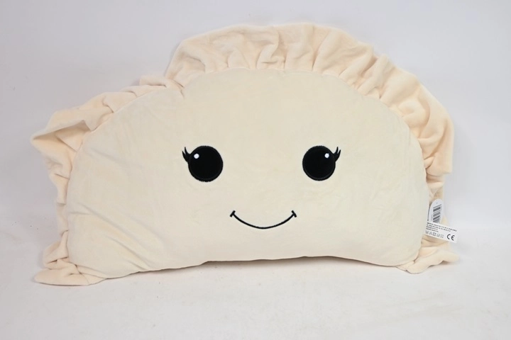 Plüsch-Pierogi in Cremefarbe 60 cm