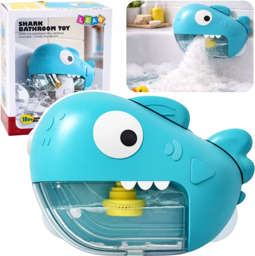 Bade-Spielzeug Hai – Schaumgenerator, blau