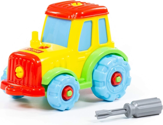 Zusammensteckbarer Traktor-Bausatz, 20 Teile