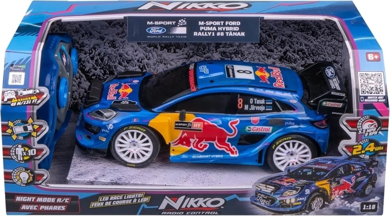 Nikko ferngesteuertes Auto Ford Puma Hybrid M-Sport #19 Sébastien Loeb 1:18