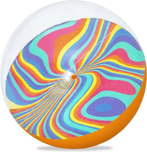 Aufblasbarer Strandball 46 cm BESTWAY – Regenbogenmuster