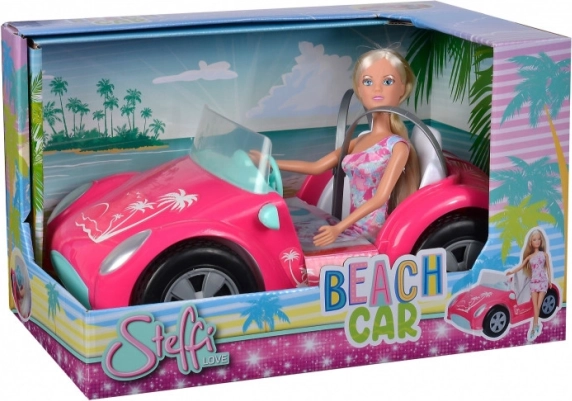 Steffi Love Puppe mit rosa Cabrio