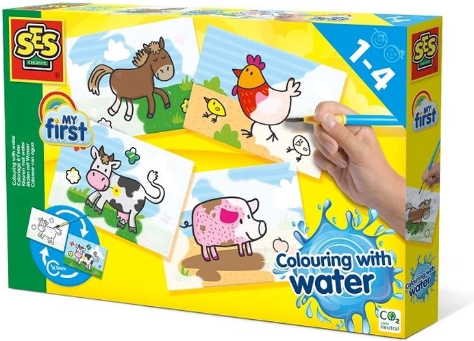 SES Creative My First Malen mit Wasser – Bauernhof