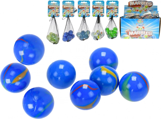 Set aus Glasmurmeln 25 mm (8 Stk.)