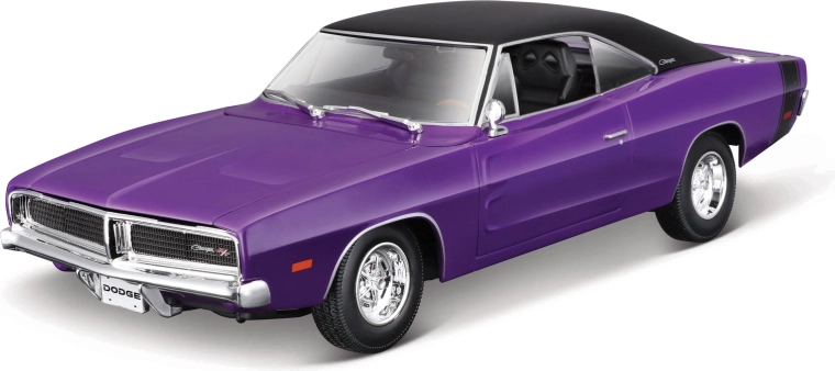 Maisto 1969 Dodge Charger R/T violettes Automodell 1:18