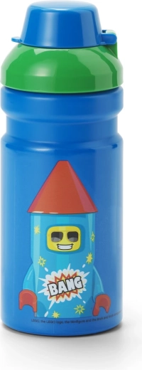 Lego Rocket Trinkflasche blau-grün 390 ml