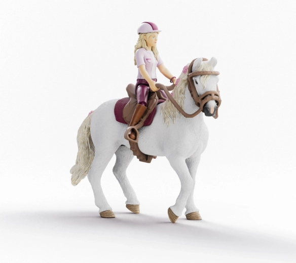 Schleich Horse Club – Reiterin Sofia und Stute Blossom Figuren