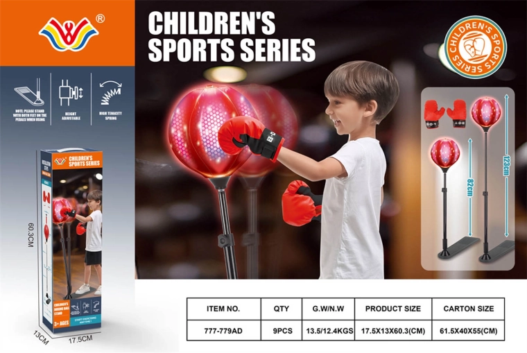 Kinder-Boxset mit verstellbarem Ständer und Zubehör