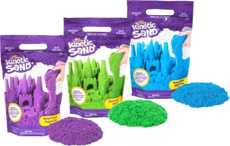 Spin Master Kinetic Sand Colour Sand – farbiger kinetischer Sand (sortiert)