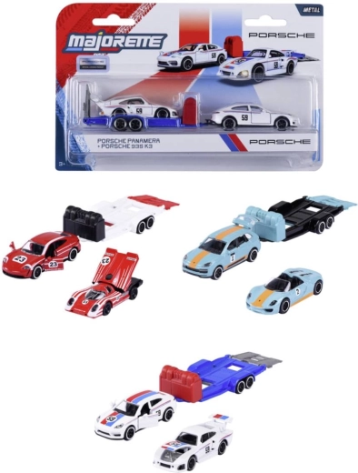 Majorette Porsche mit Anhänger - 1 Stück