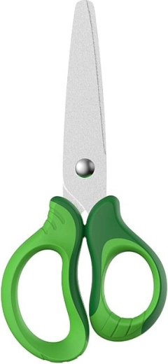 Kinderschere Keyroad mit abgerundeter Spitze 12,5 cm – grün