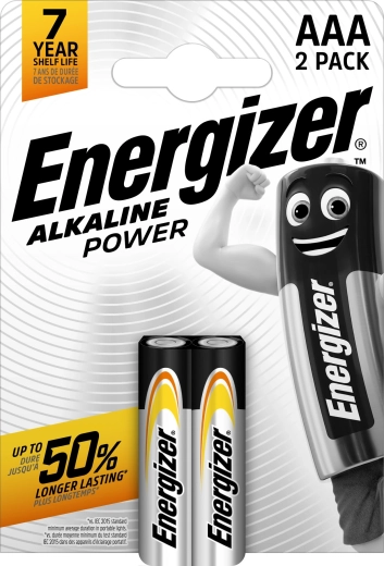 Energizer Alkaline Power AAA Microbatterien 2 Stk.