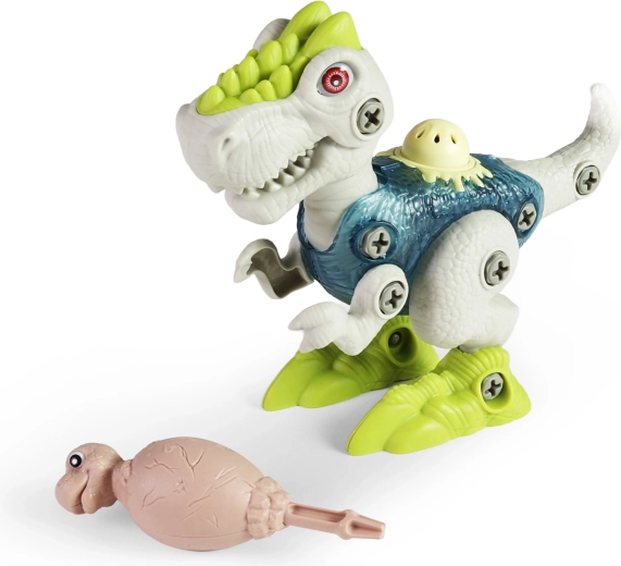 Schraub-Dinosaurier mit Licht und Sound – 1 Stück