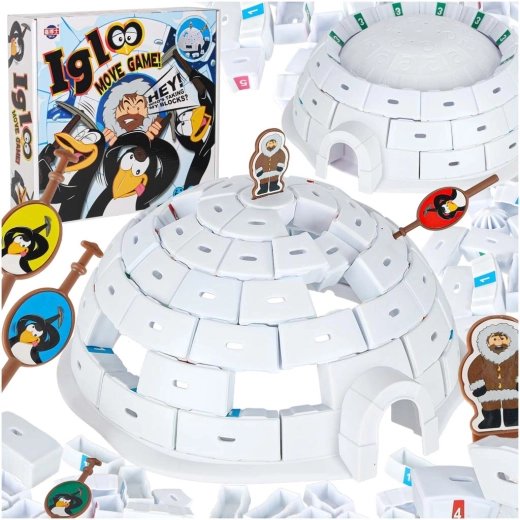 Brettspiel Baue ein Iglu – Pinguine