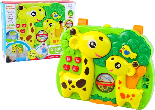 Projektor-Panel mit Giraffe und Sound für Kinder