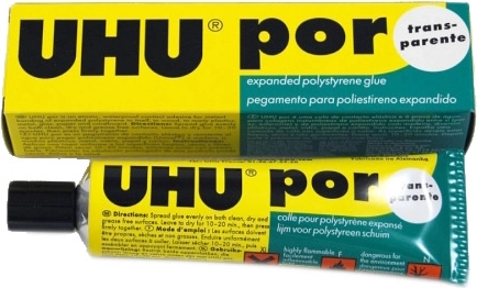 UHU Por Klebstoff für Schaumstoffe und Polystyrol 50 ml – 1 Stück