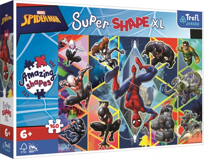 Puzzle 160 Teile XL Super Shape – schließe dich Spider‑Man an