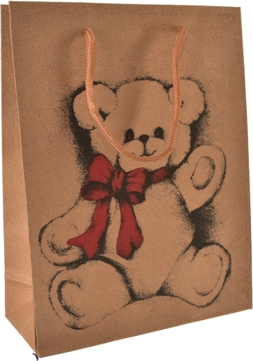 Geschenktasche mit Bärenmotiv 18 × 10 × 23 cm