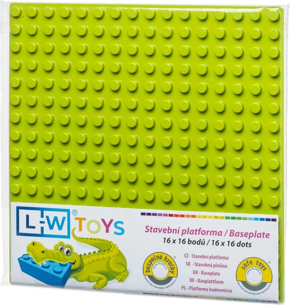 Bauplatte L‑W TOYS Junior 25,5 × 25,5 cm