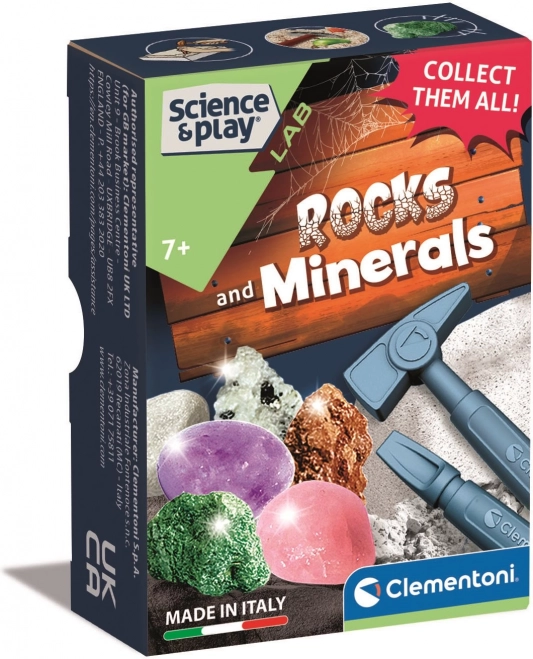 Clementoni Science & Play Geologie-Miniset – Gesteine und Mineralien