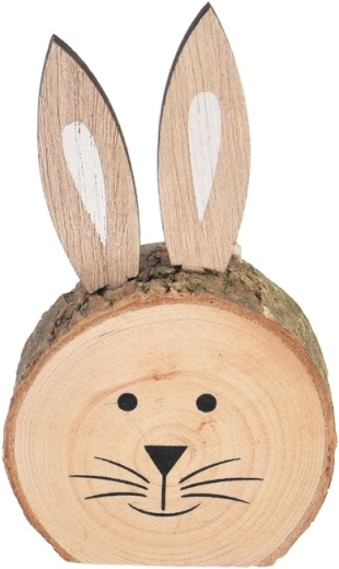 Holzhäschen braun