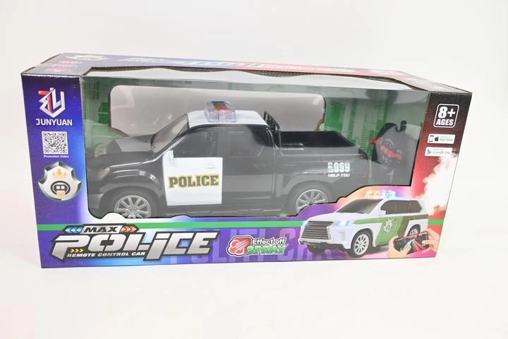 Ferngesteuertes Polizei-Jeep mit Dampfeffekt